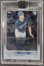 2022 Topps Clearly Authentic AUTO Riley Adams RC - Washington Nationals