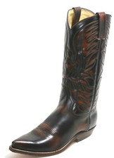 540 stivali western stivali da cowboy linea danza stile catalano pelle bufalo 37