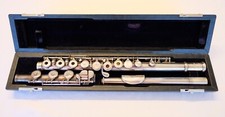 EF Dean Flutemakers Open-Hole All Sterling Silver Flute w/ Case