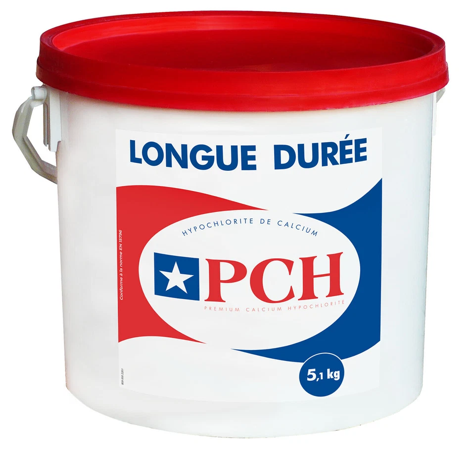 PCH Hypochloryte de Calcium Traitement de l'Eau - 5,1kg