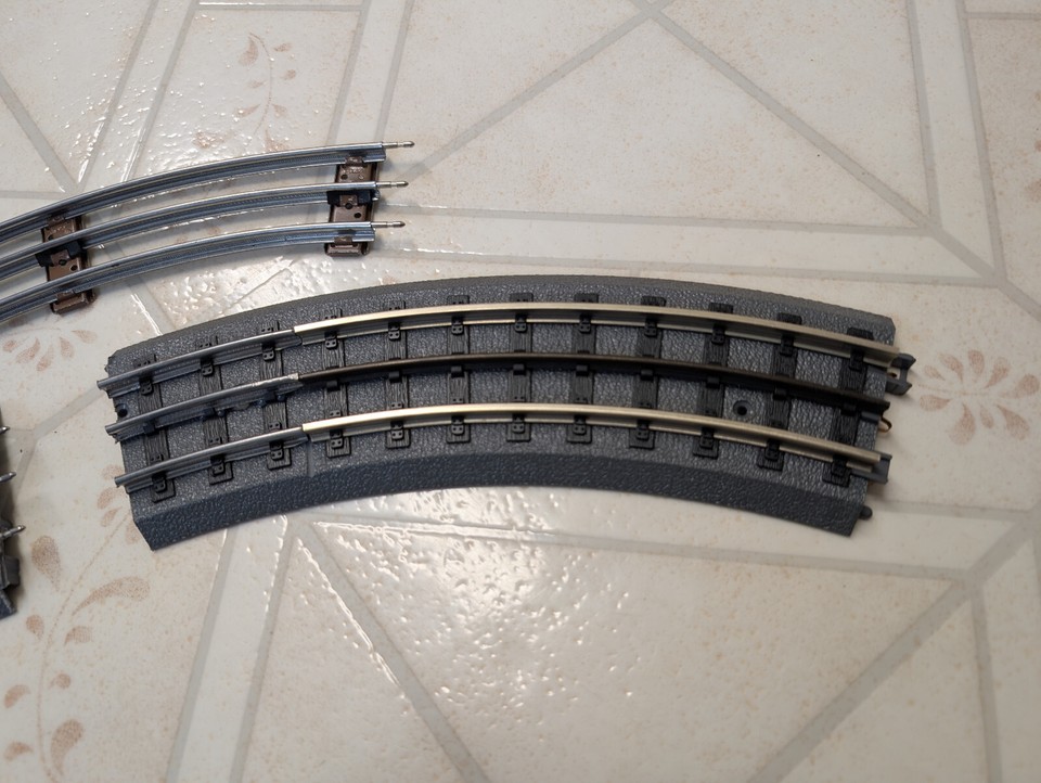 MTH Rail King RealTrax O-31 Curved Track Section O Gauge Lot Of 6 Plus ...