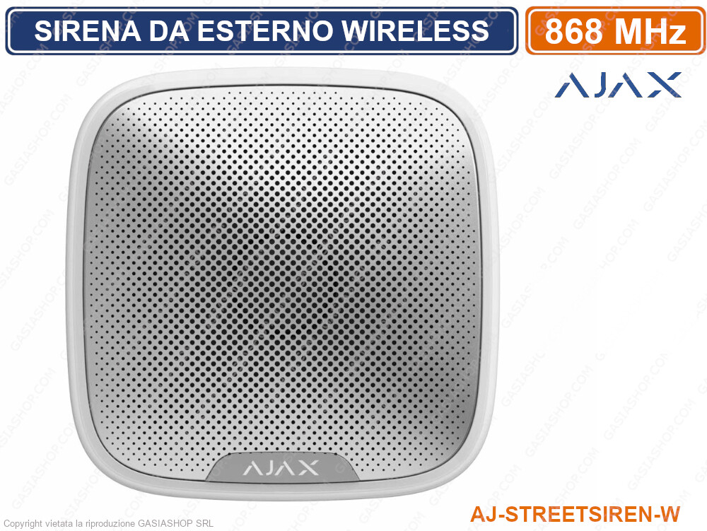 Proteggi la tua Famiglia con Ajax StreetSiren Silver | Sirena Esterna