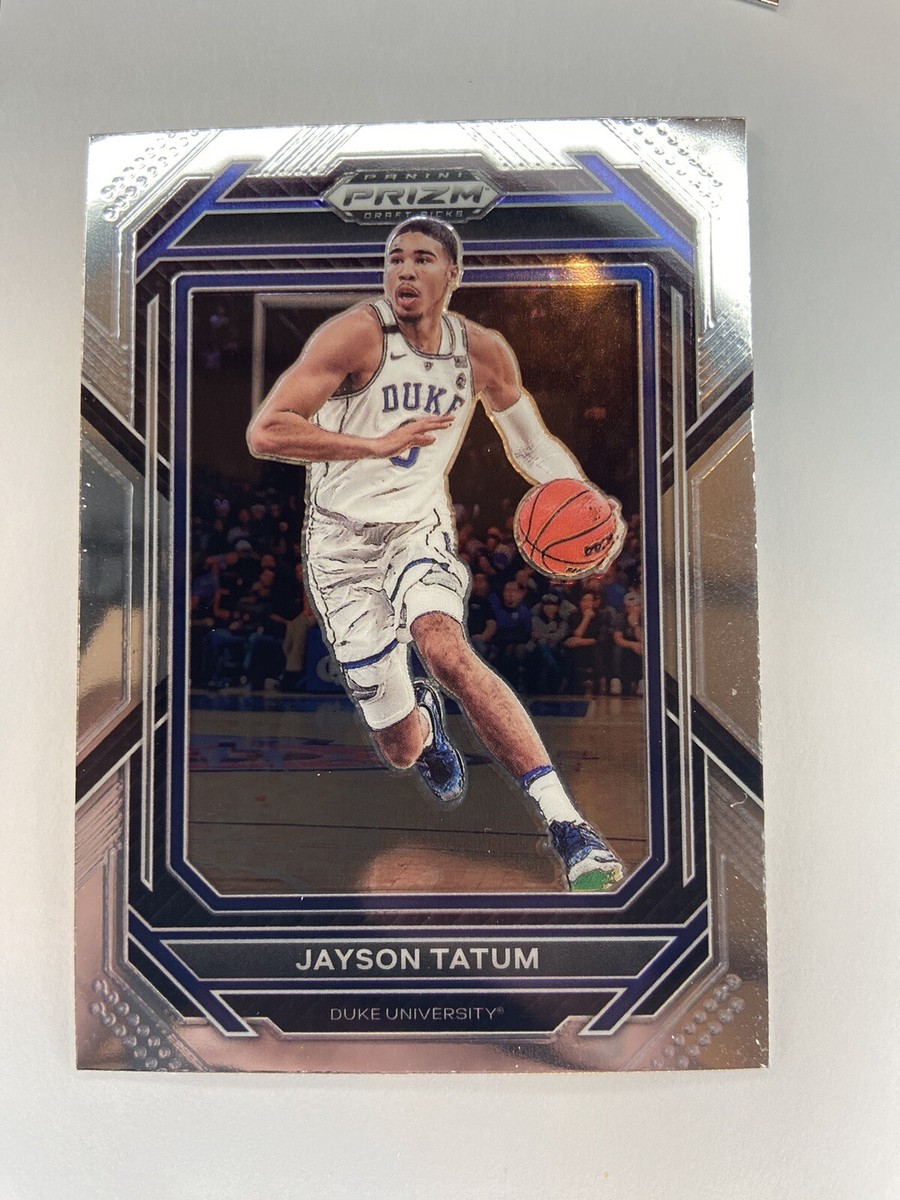 2023-24 Panini Prizm Draft Picks #51 Jayson Tatum Duke Blue 2023-24 Panini Prizm Draft Picks #51 Jayson Tatum Duke Blue