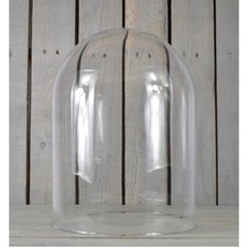 Handmade Clear Circular Glass Display Cloche Bell Jar Dome 40x30 cm