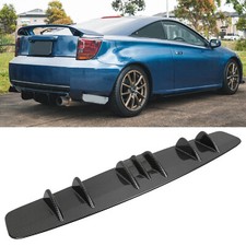For Toyota Celica Carbon Rear Bumper Diffuser 7 Fin Spoiler Lip Splitter For Toyota Celica Carbon Rear Bumper Diffuser 7 Fin Spoiler Lip Splitter