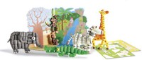 Playmais Bastel KreativitäT Classic Jungle Vorgestanzte PappböGen 160373