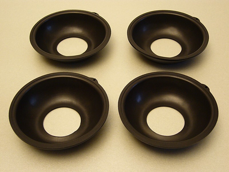 Carburetor Membrane Throttle Slide Membrane, Suzuki GS1100, 4 Pieces