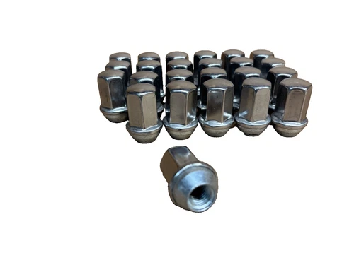 OEM GM Lug Nuts Sub Tahoe Yukon Silverado Sierra Stainless 24pc 14x1.5