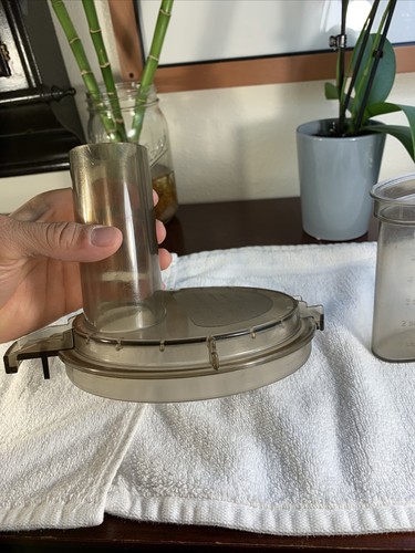 Vintage Original Sunbeam Le Chef 14-11 Food Processor Replacement Lid+ Pusher - Picture 7 of 11
