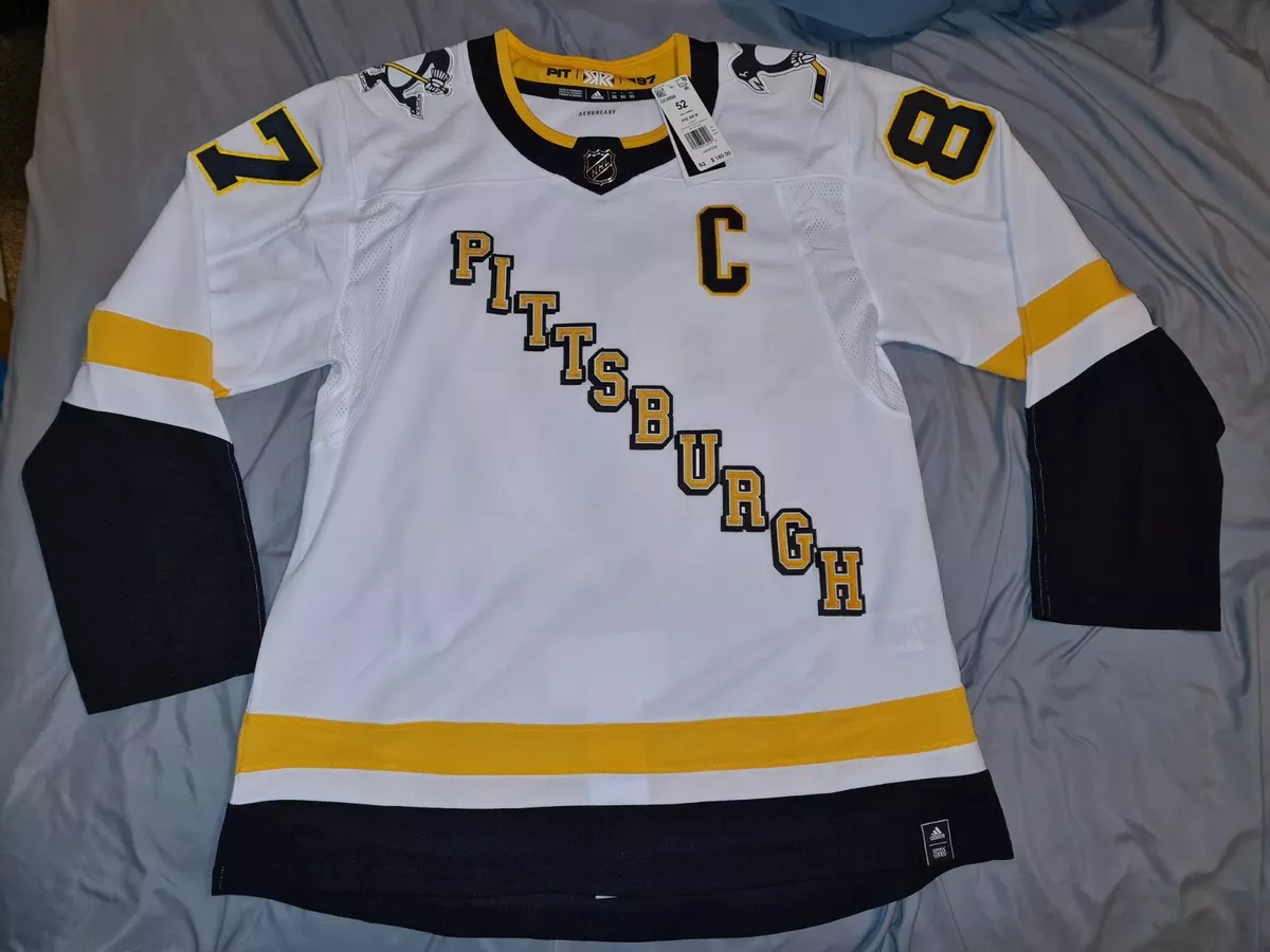 Men's Pittsburgh Penguins Sidney Crosby Adidas Authentic Fights