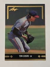 ⚾ 1991 Leaf Baseball Gold Leaf Rookies Insert #BC18 Tim COSTO ⚾