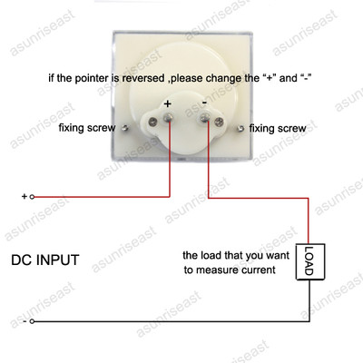 Medidor De Corriente Analógico DC 0-15A - Tipo Panel, Modelo 85C1, Para Mediciones Eléctricas