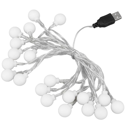 20 LEDs String Lights Flexible Globe Romantic Waterproof String Lights - Picture 10 of 18