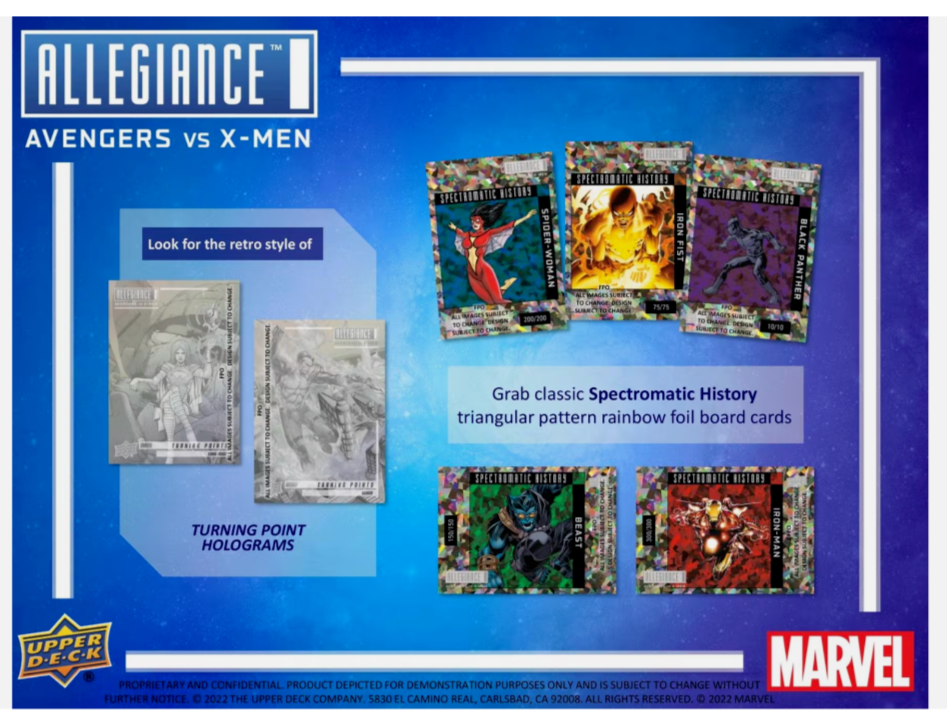 2023 Upper Deck Marvel's Allegiance: Avengers vs X-Men Hobby Box Factory Sealed - Picture 5 of 6