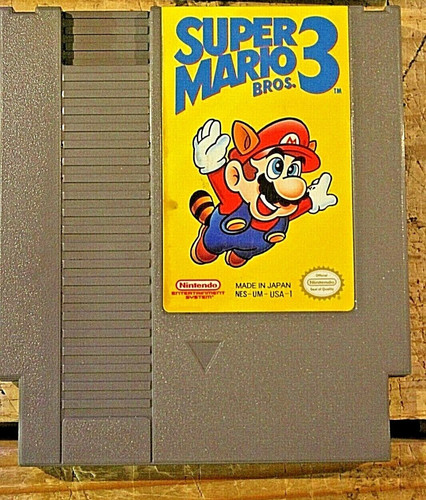 Original Nintendo NES - Super Mario Bros 3 - Authentic - Cleaned & Tested