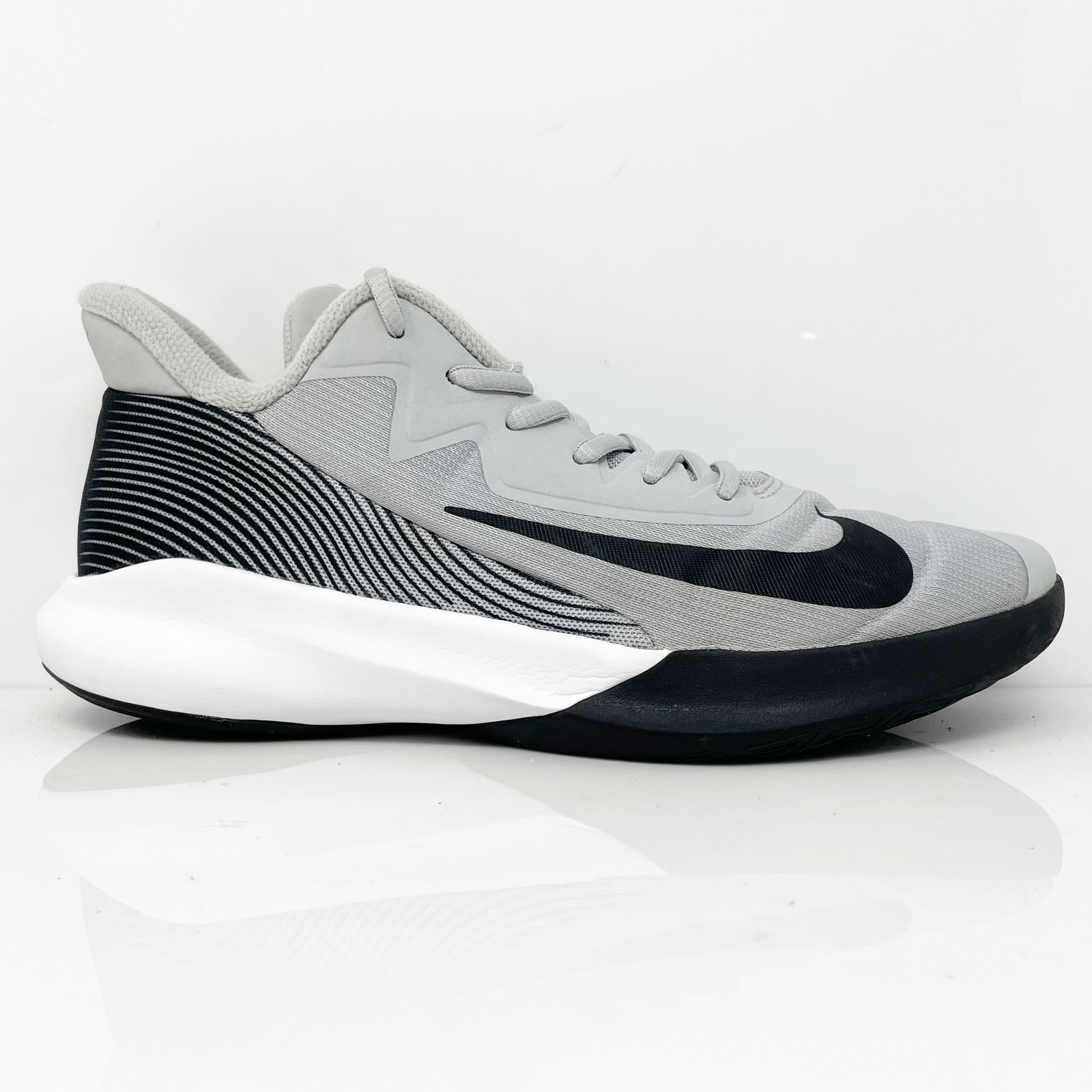 Nike Mens Precision 4 CK1069003 Gray Basketball Shoe… Gem