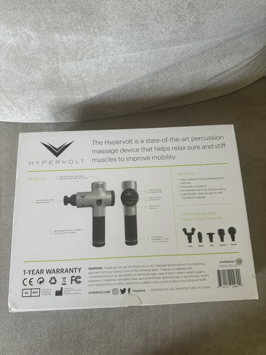 Hyperice Hypervolt Plus Percussion Massage Gun With Carrying Case | eBay Hyperice Hypervolt Plus Percussion Massage Gun With Carrying Case | eBay