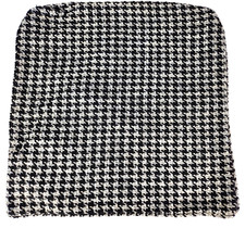 20"x20" Soft Herringbone Black/Grey Decor Square Pillow Covers Only- Set of 2