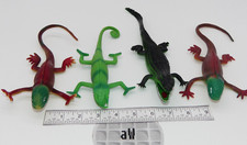 Lot Iguana Alligator Figure Animal Figurine Lizard Crocodile Toy