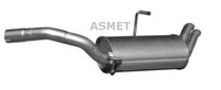 Asmet EndschalldäMpfer SchalldäMpfer FüR Fiat Scudo Combinato CitroëN Jumpy