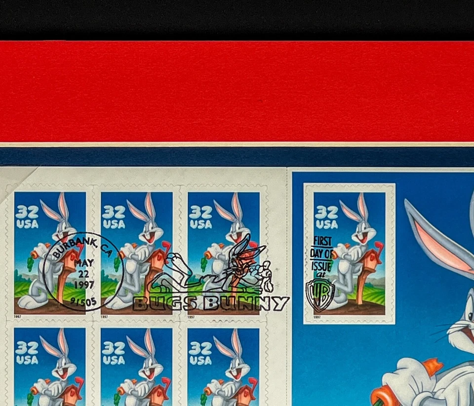 Bugs Bunny Matted Pane Item 8980 Factory Sealed MNH Scott’s 3137 +FDC Stamp - Image 2 of 4