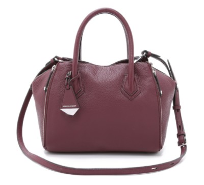 NWT Rebecca Minkoff Tawny Port Leather Mini Perry Satchel Bag $395 SALE!!!