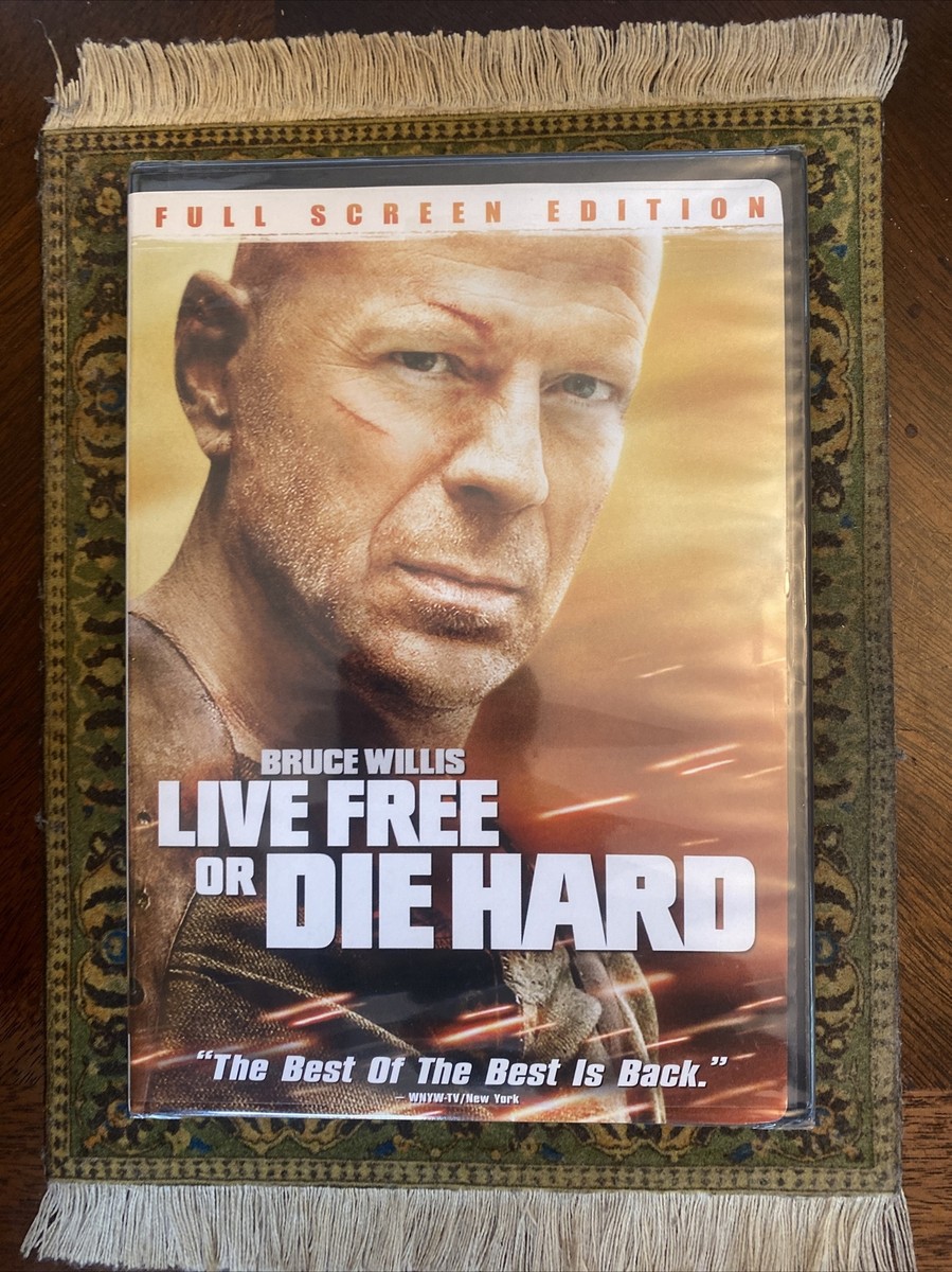 LIVE FREE OR DIE HARD (DVD) FULL SCREEN EDITION NEW AND