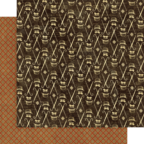 GRAFIK 45 ""EIN RICHTIGER GENTLEMAN"" 12 (12X12 PAPIERE & VERZIERUNGEN SCRAPJACK'S - Bild 11 von 15