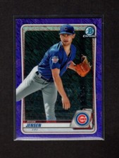 RYAN JENSEN 2020 BOWMAN CHROME PURPLE PROSPECT CHICAGO CUBS