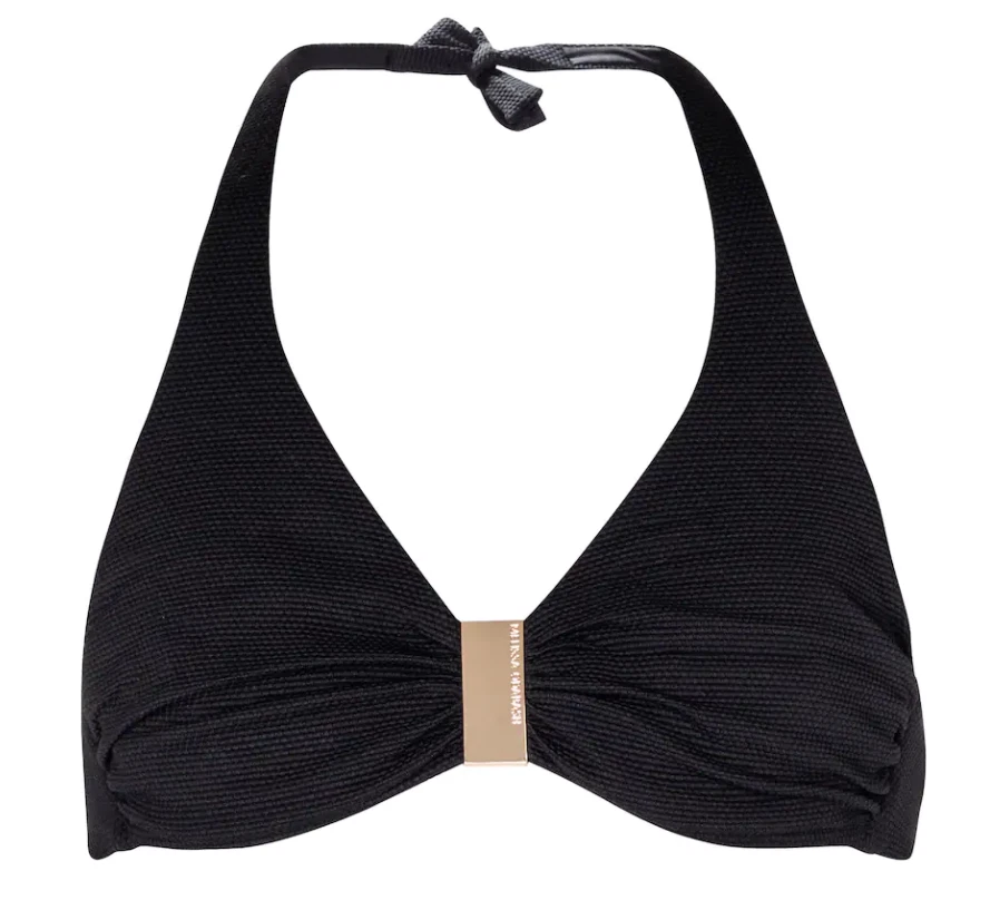 Top de bikini MELISSA ODABASH Provenza negro con aros L139441 para mujer talla 10 Foto 2 de 4
