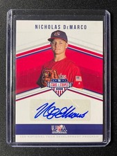 2018 Panini USA Stars & Stripes Nicholas DeMarco 14U Autograph #/193!!!