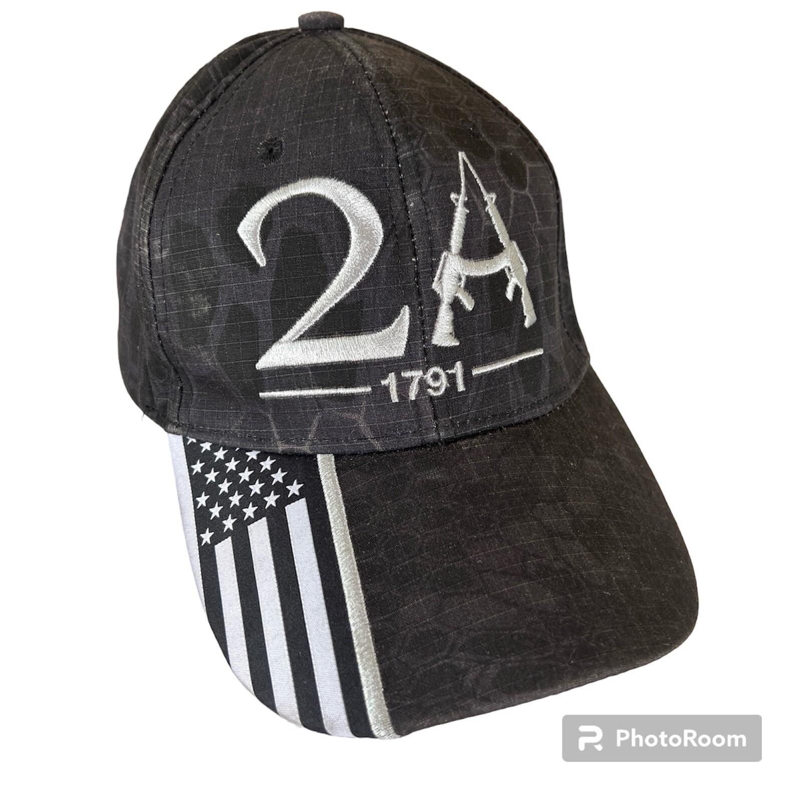 Kryptek 2nd Amendment 2A 1791 Adjustable Black Am… - image 1