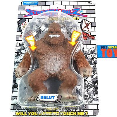 Stretchapalz BELUT Monster Series brown YETI creature stretch squish 5'' figure