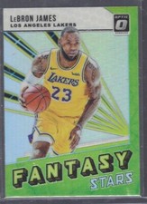 LEBRON JAMES 2018-19 DONRUSS OPTIC SILVER HOLO FANTASY STARS #2