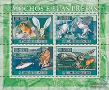 Sao Tome e Principe 2972-2975 Feuille miniature neuf avec gomme originale 2007 h