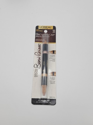 L'OREAL BROW STYLIST BROW RAISER HIGHLIGHTER DUO ARCHED BROWS 625 DEEP - Picture 2 of 8