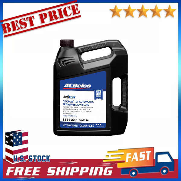ACDelco Dexron VI ATF Full Synthetic Transmission Fluid, 1 Gallon, 10-9244