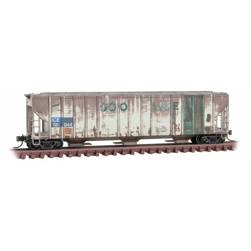 N Scale - MICRO-TRAINS 099 44 160 IOWA, CHICAGO & EASTERN 3-Bay Covered Hopper