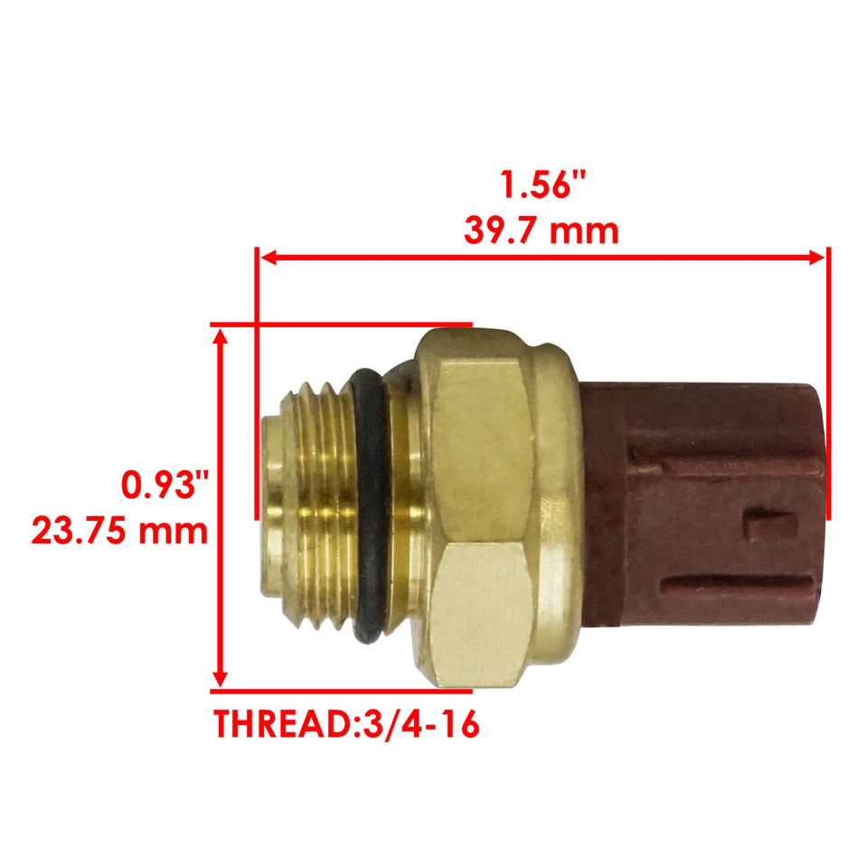 Interruptor sensor de calor térmico para Suzuki Hayabusa 1300 GSX1300R GSX1300RZ 1999-2007 Foto 2 de 4