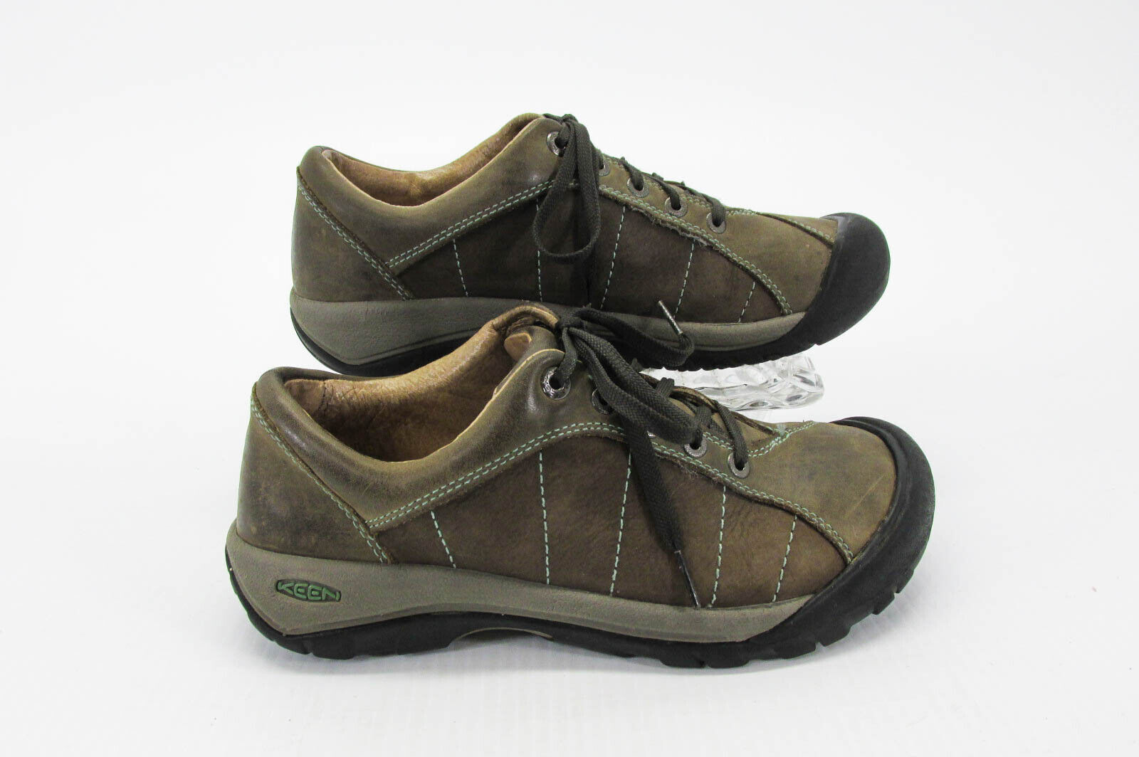 Scarpa donna Keen Presidio taglia 8 marrone atletica passeggio trail sneaker usata vq