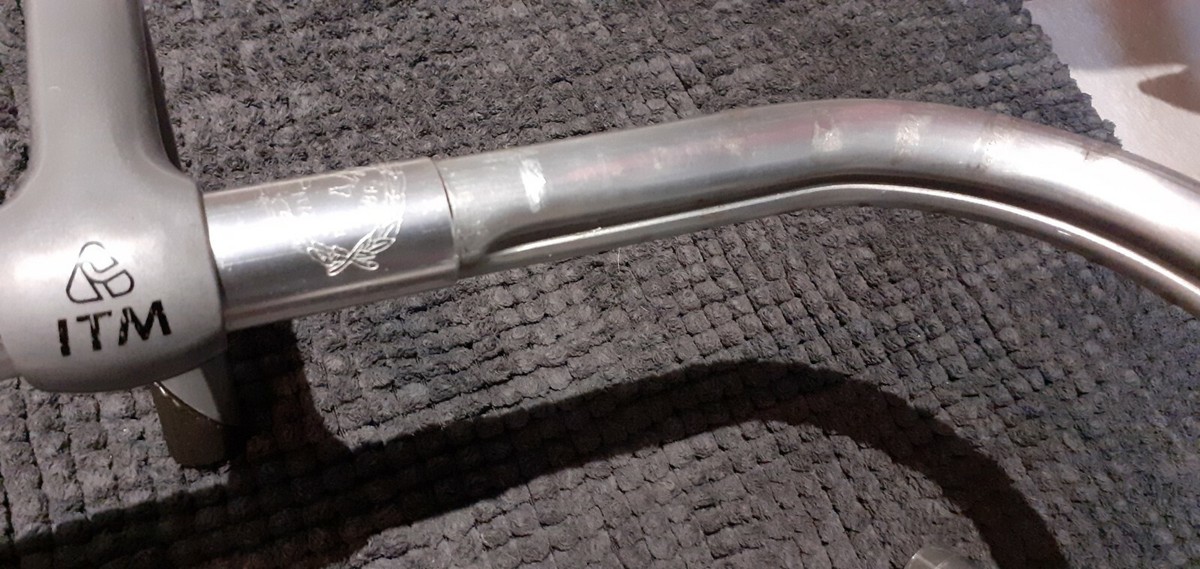 Guidon adapt Solex : cintre et potence