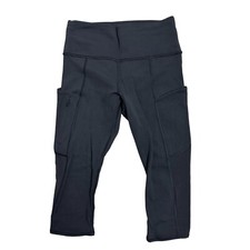 Athleta Women's Size Small Black Compression Leggings W/ Pockets