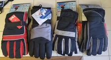 Lot of 4 Mens ski gloves New with tags Tru/fit (3), Polar Extreme (1)