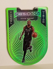 2020-21 Panini Obsidian Kevin Durant SSP GREEN FLOOD TUNNEL VISION REFRACTOR🏆🌠