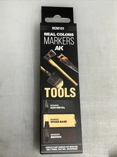 AK Interactive #RCM101 Real Colors Markers 3-pk “Tools”