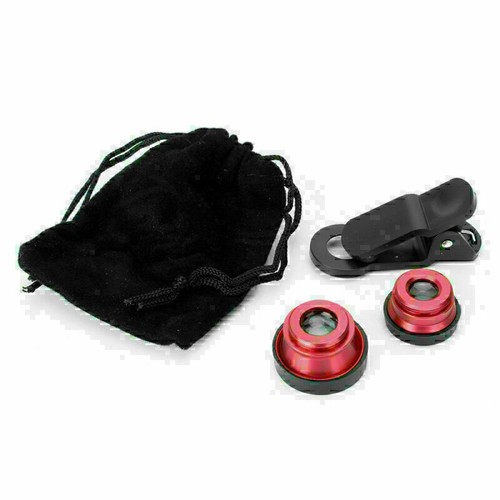 3 In 1 Fish Eye Wide Angle Macro Camera Clip-on Lens fit Universal Mobile Phone - 第 10/19 張圖片