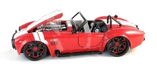 Jada Bigtime Muscle 1:24 Scale 1955 Shelby Cobra 427 S/C Red Model Car NIP 90537
