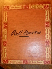 Robt Burns Cigar Box cigarillos General Cigar Co New York