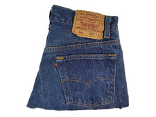 Vintage Levis 501 xx Denim Men's Jeans Blue FIT 27x26 Altered-tag29x30 USA 90s