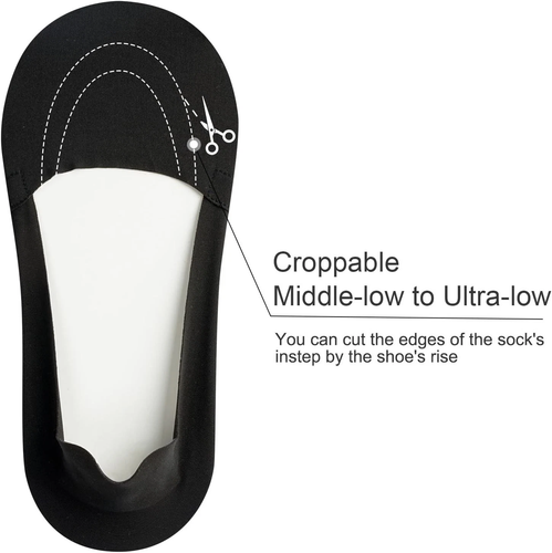 8× Thin No Show Socks Womens Low Cut Liner Non Slip Invisible Socks Summer USA - Picture 6 of 20